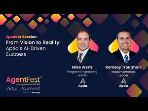 From Vision to Reality: Aptia’s AI-Driven Success | AgentFest 2025
