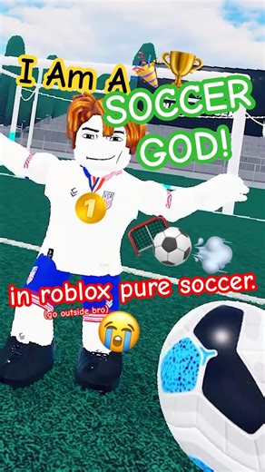 i am a SOCCER GOD in #Roblox PURE SOCCER! 🥇