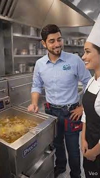 ⚠️ 6 steps to use a commercial fryer correctly.