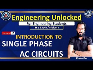 17. Introduction to SINGLE PHASE AC CIRCUITS Module 2 | BEE | by Ranjan Sir #RRsir