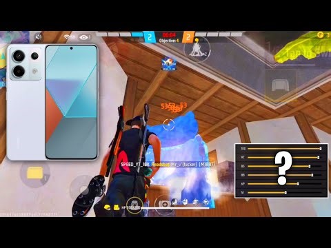 Redmi Note 13 Pro Free fire Headshot Settings | Redmi Note 13 pro Free fire Senstivity Settings