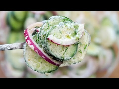 The Secret Ingredient of the Perfect Cucumber Salad / Quick Recipe