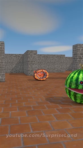 Robot Pacman vs Roblox Doors monster 🍉🍈 #shorts #pacman #robotpacman