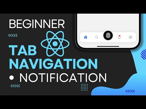 React Native Footer Tab Navigation Tutorial | Step-by-Step Tutorial for Beginners - Notification #6