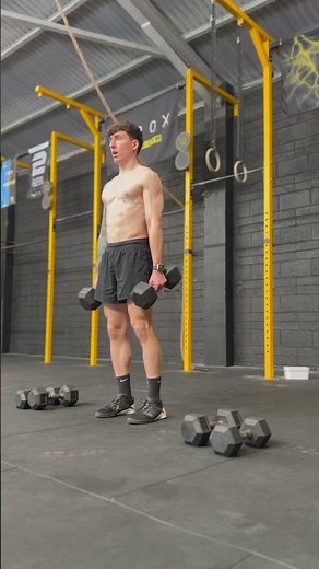 Dual DB deadlift