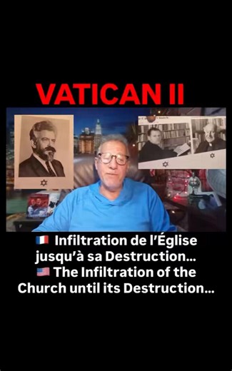 Post 🇫🇷 & 🇺🇸🇫🇷🚨📣 VATICAN II : L'Infiltration de l’Église Catholique Traditionnelle. Ce que vous ne devez surtout pas savoir…👇Dans les années 1960, le Concile Vatican II a profondément transformé l’Église catholique traditionnelle. Ce que la majorité ignore, c’est que ce tournant ne visait pas seulement à modifier les dogmes, mais à saper les fondements mêmes de notre société, jusqu'à faire éclater la cellule familiale traditionnelle. S'agit-il d'un plan orchestré depuis des siècles ? En