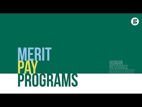Merit Pay Programs