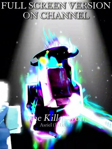 Forsaken 1x1x1x1 Skin Concept | Asriel Intro & Outro Animation (Undertale Skin #forsaken #undertale