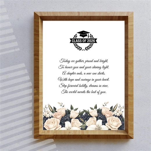 Printable Graduation Card , Class of 2026 , Graduation Congrats A5, (digital Download) - Etsy