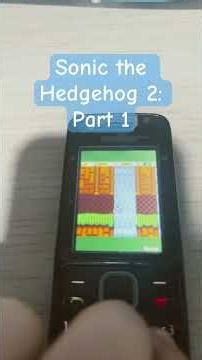 Sonic the Hedgehog 2: Part 1 (J2ME) #raregames #sega #j2me