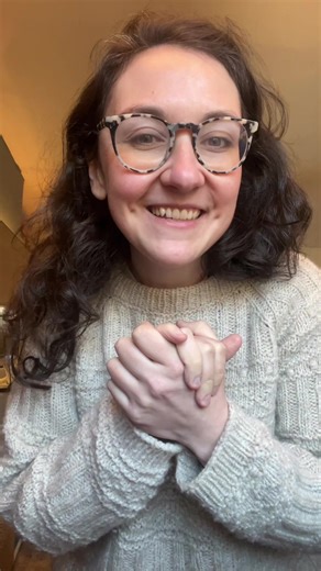 Just a girl and her hand knitted sweater #knitting #knit #knittok #knitter