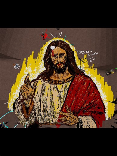 Jesus Cristo no Roblox: Arte e Adoração