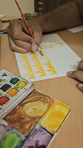 12K views · 189 reactions | See how Saiyam Marwah hand-painted an adorable paper crown with watercolor and folded it using Blender. More mixed media art: https://80.lv/articles/making-3d-crown-from-actual-paper-in-blender/ | 80 Level | Facebook