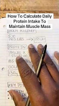 How to calculate daily protein intake