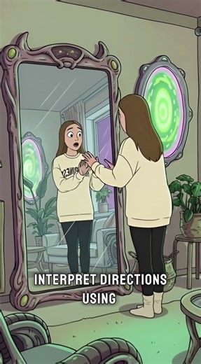 Mirror Physics: Why Writing Reverses?🪞 #shorts