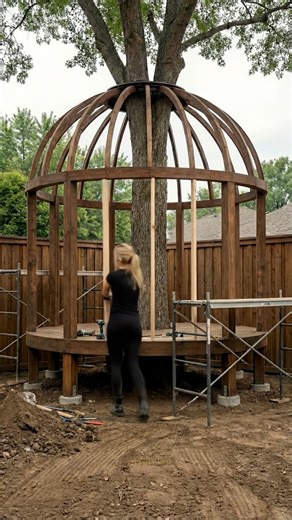 Building a Stunning Glass Dome Treehouse Around a Living Tree | DIY & Crafts