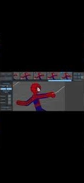 Animating web swinging in Stick Nodes Pro