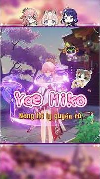 Yae Miko Build Guide, the charming fox lady. 😍🫶🏻 #genshinimpact #fyp #yaemiko #games