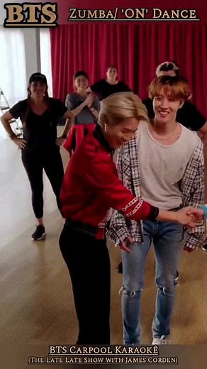 BTS Zumba Dance: 'ON' Carpool Karaoke with James Corden
