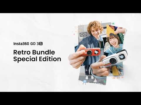 Meet Insta360 GO 3S Retro Bundle - Tiny cam, vintage twist.