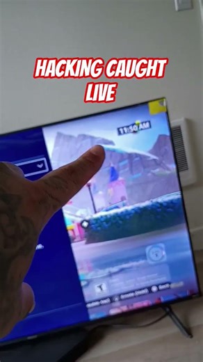HACKING caught live #fortnite