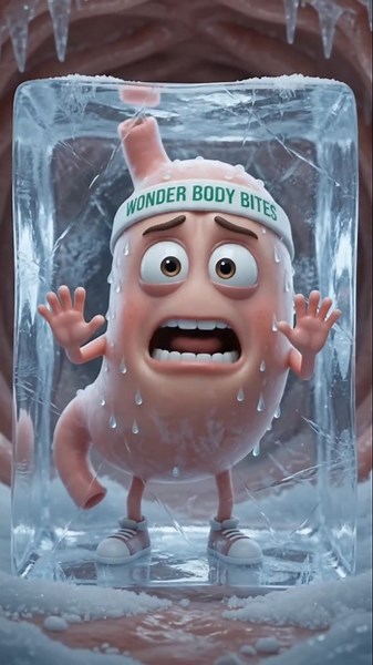 Midnight Ice Cream Attack! 🍦🚨 What Happens Inside Your Body? | Wonder Body Bites#shorts