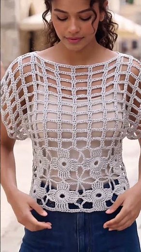Crochet top written pattern #crochet