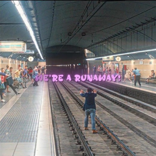 Man Uses Superpowers to Stop Runaway Subway Train.#movie #edit