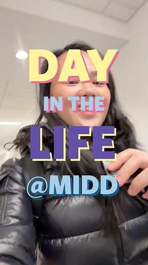 Middlebury first-year Taryn Atienza shares a day in her life #vermont #dayinmylife #collegelife