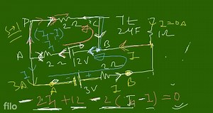 Example 9 A circuit containing a two position switch S is shown... | Filo