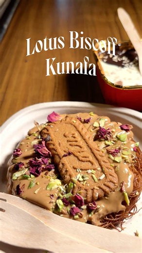 Must try lotus Biscoff Kunafa🥞| #kunafa #lotusbiscoff #shorts #coimbatore #kovaibites #streetfood
