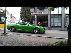 Chevy Camaro V6 Synergy Green