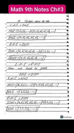 3.3K views · 15 reactions | 9th Class Mathematics Unit#03 solved Notes According to Smart Syllabus.. Courtesy By: MRA #al_basheer_academy #mathematics #9th #notes #viralpost2025 #education #fyp #9th_smart_syllabus_detail | Al Basheer Academy of Science and Computer Center | Facebook