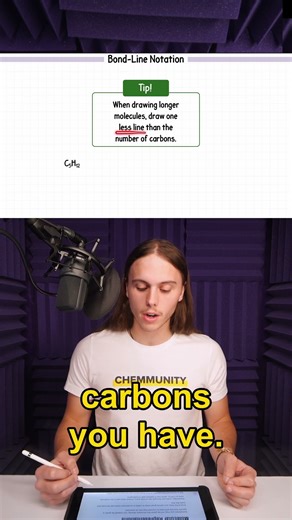 Trick For Drawing Carbon Chains Correctly #organicchemistry