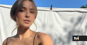 Angie Costa ruma a destino paradisíaco, após separação