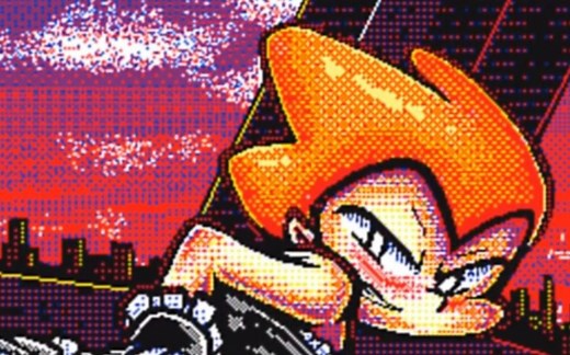 【FNF/中字】像素动画 riday Night Funkin FunkyJam Flipnote Animation