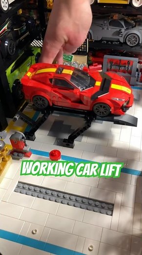 Custom Car Lift for LEGO Speed Champions