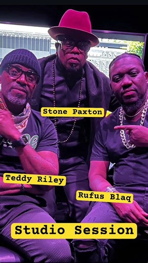 Teddy Riley, Stone Paxton, & Rufus Blaq Studio session at Teddys Studio