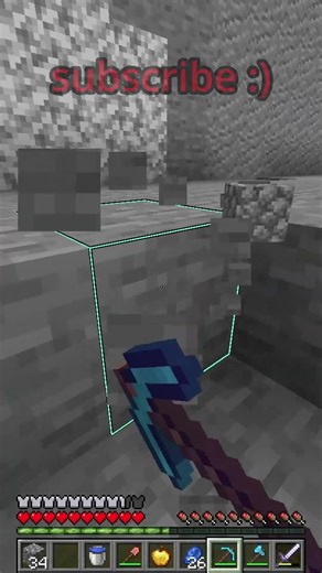 Day 8 of mining 10 blocks for 1 subscriber #challenge #minecraft #gaming