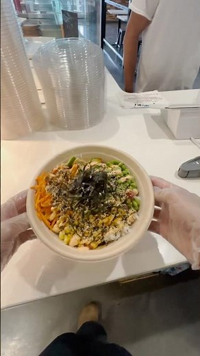 Poke ASMR #food #pokebowl #foodie #asmrfood