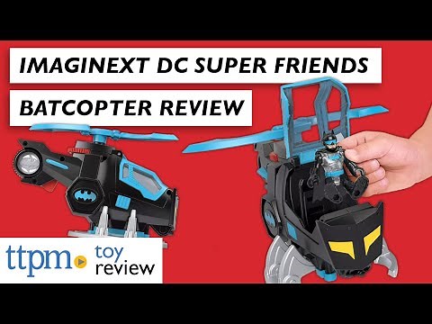Imaginext DC Super Friends Batcopter from Fisher-Price | Toy Review | NEW Batman Toys