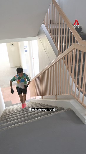Have you ever tried running to the top of an HDB block? 64-year-old Yim Pui Fun does it multiple times a week. Veteran tower runners like her are part of a group that trains for vertical marathons on a regular basis. | CNA