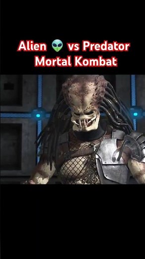 Alien 👽 vs Predator Mortal Kombat #alienvspredator #mortal