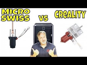 Creality vs MicroSwiss Hotend