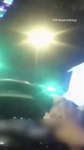 Shocking moment police ram speeding van driver to prevent motorway chaos | The Sun