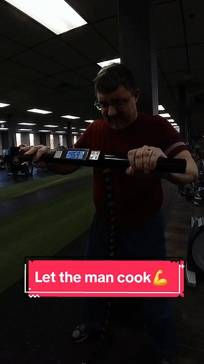 Yall gotta let ppl cook 💯 #isometrics #chestpress #isos #nolimitsquad