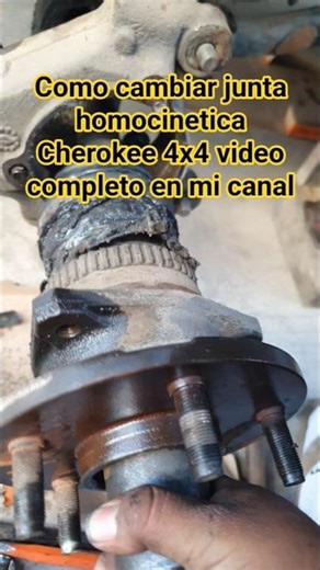 How to Replace CV Axle Assembly 1999 - 2004 Jeep Grand Cherokee #mecanica #4×4 #juntahomocinetica