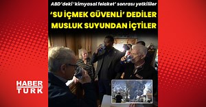 'Kimyasal felaket' sonrası ABD'li yetkililer "Su içmek güvenli" dedi musluk suyundan içti | Dış Haberler