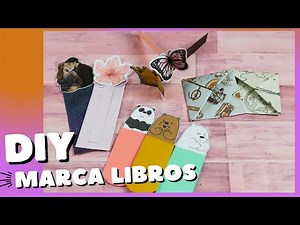 ✨ como hacer marca libros / DIY Separadores ☺️