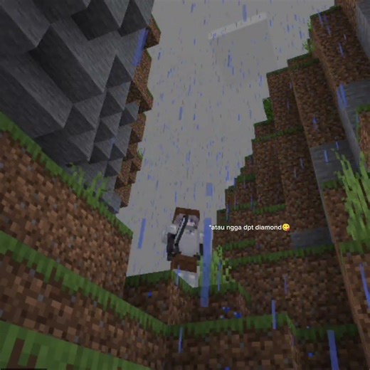 POV memberanikan diri untuk mining sendirian🗿 #minecraft #harusberanda #meme